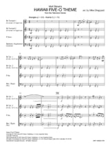 Hawaii Five-O Theme - Quatuor de Cuivres - Mort Stevens - Partition